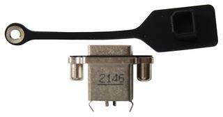 AMPHENOL COMMUNICATIONS SOLUTIONS MUSBD511N5 USB Connector, USB Type B, USB 2.0, Receptacle, 4 Ways, Panel PCB Mount, Vertical