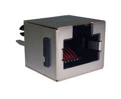 AMPHENOL COMMUNICATIONS SOLUTIONS RJE06-188-1120 模块连接器, RJ45 插座, 1 x 1 (端口), 8P8C, 面板安装, 通孔安装