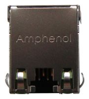 AMPHENOL COMMUNICATIONS SOLUTIONS RJE48-188-1411 模块连接器, RJ45 插座, 1 x 1 (端口), 8P8C, Cat5e, 通孔安装