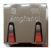 AMPHENOL COMMUNICATIONS SOLUTIONS RJHSE-538A 模块连接器, RJ45 插座, 1 x 1 (端口), 8P8C, Cat5, 通孔安装