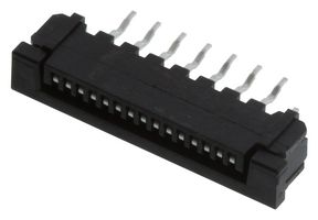 AMPHENOL COMMUNICATIONS SOLUTIONS SLW15S-1C7LF FFC / FPC Board Connector, 1 mm, 15 Contacts, Receptacle, FCI SLW-S Series, Through Hole Straight