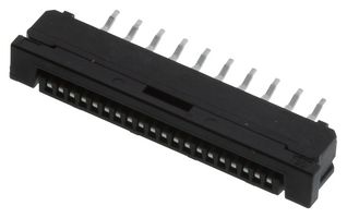 AMPHENOL COMMUNICATIONS SOLUTIONS SLW20S-1C7LF FFC / FPC Board Connector, 1 mm, 20 Contacts, Receptacle, FCI SLW-S Series, Through Hole Straight