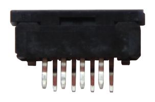 AMPHENOL COMMUNICATIONS SOLUTIONS SLW8S-1C7LF FFC / FPC Board Connector, 1 mm, 8 Contacts, Receptacle, FCI SLW-S Series, Through Hole Straight