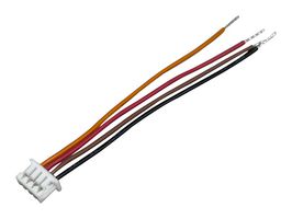 MULTICOMP PRO MP008739 Cable Assembly, Wire to Board Receptacle to Free End, 4 Ways, 1.25 mm, 1 Row, 50 mm, 1.97 "
