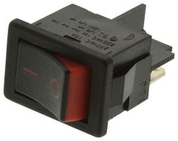 ARCOLECTRIC / BULGIN LIMITED H8500XBAAA 翘板开关, 关-开, SPST, 不发光, 面板安装, 黑色, 8500 Series