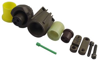 ITT CANNON MS3106F10SL-4S Circular Connector, MIL-DTL-5015 Series, MS3106 Series, Straight Plug, 2 Contacts, Solder Socket