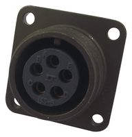 ITT CANNON MS3102R14S-5S Circular Connector, MIL-DTL-5015 Series, MS3102 Series, Box Mount Receptacle, 5 Contacts