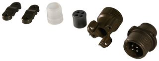 ITT CANNON MS3101F14S-2P 圆形连接器, MIL-DTL-5015 系列, MS3101 Series, 电缆安装插座, 4 触点, 焊接引脚, 螺纹