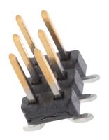 MOLEX 15-91-6062 引脚针座, 板至板, 线至板, 2.54 mm, 2 排, 6 触点, 表面安装直型, C-Grid 71308 Series