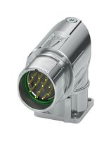 PHOENIX CONTACT 1069330 传感器连接器, M23 PRO Series, M23, 公, 12路, 压接插针-不包含触芯, 直角面板安装