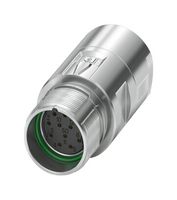 PHOENIX CONTACT 1629119 传感器连接器, M23 PRO Series, M23, 母, 12路, 压接插座-不包含触芯, 直形线缆安装