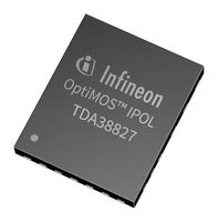 INFINEON TDA38827AUMA1 DC/DC POL Converter, Adjustable, Synchronous Buck, 2 to 17 V in, 0.6 to 6 V /25 A, PQFN-17