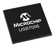 MICROCHIP USB7006/KDX USB Interface, USB Hub Controller, USB 3.2, 1.08 V, 3.6 V, VQFN, 100 Pins