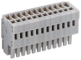 MULTICOMP PRO MP008952 插拔式接线端子, 2.5 mm, 12 路, 推入式