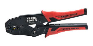 KLEIN TOOLS 3005CR Crimp Tool, Ratcheting, 22-10 AWG Copper Wire, 9" Length