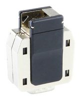 MOLEX 213032-1002 D Sub Backshell, Black, 213032 Series, DE, 45°, 180°, Zinc Diecast Body