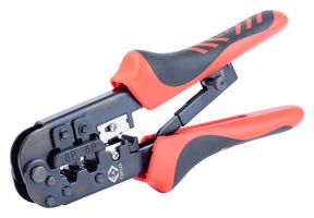 CK TOOLS T3852A 压接工具, 棘轮, RJ11, RJ12, RJ45 Modular Plugs