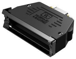 POSITRONIC D50000JVL0/AA D Sub Backshell, D Series, DD, 180°, PET (Polyester), Glass Filled Body