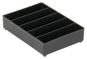 RAACO 118200 分类嵌件,ESD,聚丙烯(PP),黑色,24mm x 79mm x 109mm
