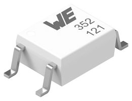 WURTH ELEKTRONIK 141355145000 光电耦合器, 1通道, SOP, 4 引脚, 60 mA, 3.75 kV, 600 %