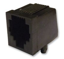 MH CONNECTORS MHRJJ66NFRA 模块连接器, 模制插座, 1 x 1 (端口), 6P6C, 通孔安装