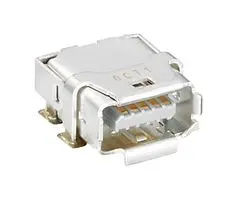 HIROSE / HRS IX60G-A-10P Modular Connector, IX Type A Jack, 1 x 1 (Port), 10P10C, Cat5e, Cat6a, Surface Mount