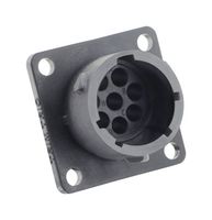 SOURIAU-SUNBANK / EATON UTSX0128P 圆形连接器, Standard Circular Connector, TRIM TRIO UTSX Series, 墙壁安装插座, 8 触点, 压接引脚-无触芯, 卡口