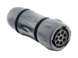 SOURIAU-SUNBANK / EATON UTSX6JC128S 圆形连接器, Standard Circular Connector, TRIM TRIO UTSX Series, 电缆安装插头, 8 触点, 压接插座-无触芯, 卡口