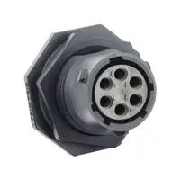 SOURIAU-SUNBANK / EATON UTSX7106S Circular Connector, Standard Circular Connector, TRIM TRIO UTSX Series, Jam Nut Receptacle