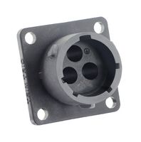 SOURIAU-SUNBANK / EATON UTSX0142G1P 圆形连接器, 标准圆形连接器, TRIM TRIO UTSX Series, 墙壁安装插座, 3 触点, 压接引脚-无触芯, 卡口