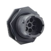 SOURIAU-SUNBANK / EATON UTSX7128P Circular Connector, Standard Circular Connector, TRIM TRIO UTSX Series, Jam Nut Receptacle