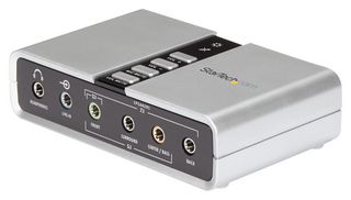 STARTECH ICUSBAUDIO7D 适配器,音频,外部声卡,USB,SPDIF数字音频