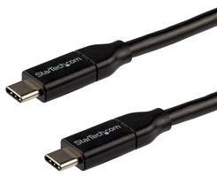 STARTECH USB2C5C3M USB线缆，3m（10ft）USB-C转USB-C线缆，支持5A PD，公/公，USB 2.0，USB-IF认证