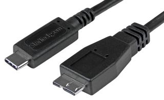 STARTECH USB31CUB50CM USB 线缆,0.5 m USB-C 转 Micro USB 线缆,公/公,USB 3.1(10Gbps)