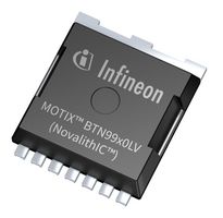 INFINEON BTN9990LVAUMA1 电机驱动器, DC有刷, 1输出, 8 V至18 V, PG-HSOF-7, -40°C至150°C