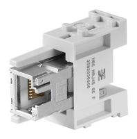 WEIDMULLER 2592030000 重载型连接器, RJ45, RockStar ModuPlug Series, 模块, 8触芯, 插座
