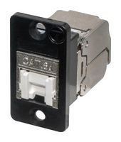 TUK SGKSJEBPM Modular Connector, RJ45 Jack, 1 x 1 (Port), 8P8C, Cat6a, Panel Mount