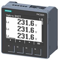 SIEMENS 7KM3220-0BA01-1DA0 Panel Display, Digital, Current, Voltage, Frequency, Power, SENTRON 7KM PAC3220 Series