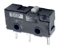 MULTICOMP PRO MP010057 微动开关, 标准, 针式柱塞, SPDT, PC插针, 300 mA, 30 V
