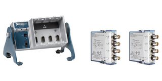 NI / EMERSON 868017-01 Sound and Vibration Measurement Bundle, cDAQ-SV4202, 8 Channel, 51.2 SPS, 24 Bit, BNC