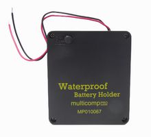 MULTICOMP PRO MP010067 Battery Holder, 4xAA Size, 150mm, with Switch, Screw, IP65