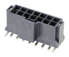 MOLEX 105429-1114 引脚针座, 线至板, 2.5 mm, 2 排, 14 触点, 表面安装直型, Nano-Fit 105429 Series