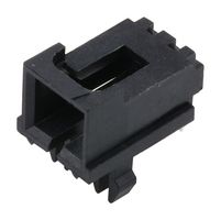 MOLEX 70551-0001 Pin Header, Wire-to-Board, 2.54 mm, 1 Rows, 2 Contacts, Through Hole Right Angle, SL 70551 Series