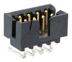 MOLEX 87833-1419 Pin Header, Board-to-Board, Wire-to-Board, 2 mm, 2 Rows, 14 Contacts, Through Hole Right Angle