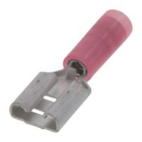 MOLEX 19019-0012 快速断开端子, Avikrimp 19019 Series, 母式快速断开, 6.35mm x 0.81mm, 0.25" x 0.032", 22 AWG, 18 AWG