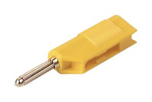 HIRSCHMANN TEST AND MEASUREMENT 930729103 香蕉测试连接器, 4mm, 插头, 电缆安装, 30 A, 60 V, 镀镍触芯, 黄色