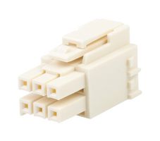 MOLEX 172258-4106 连接器外壳, 自然色, Ultra-Fit 172258 Series, 插座, 6 路, 3.5 mm, Molex Ultra-Fit 172253 系列母压接端子