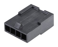 MOLEX 43640-0411 连接器外壳, 黑色, Micro-Fit 3.0 43640 Series, 插头, 4 路, 3 mm, Molex Micro-Fit 43031 系列公压接端子