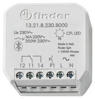 FINDER 13.21.8.230.B000 Relay, Multi Function, 1 P, 16 A, YESLY BLE, 13 Series