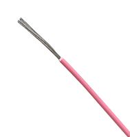 RAYCHEM - TE CONNECTIVITY 44A0111-20-2L 线缆, PVDF(聚偏二氟乙烯), 粉红色, 20 AWG, 19 x 32AWG, 328 ft
